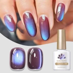 Purple Collection Cat Magnetic Gel Polish 10ml -Born Pretty Salon 61259 ZHU 1 1