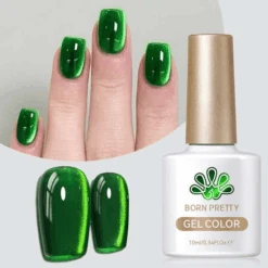 Green Colored Cat Magnetic Gel Polish MY269 Imperial Green 10ml