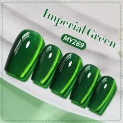 Green Colored Cat Magnetic Gel Polish MY269 Imperial Green 10ml -Born Pretty Salon 61261 ZI 1