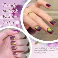 Purple Colored Cat Magnetic Gel Polish MY270 Honey Trap 10ml -Born Pretty Salon 61262 ZI 3