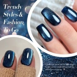 Blue Pearl Cat Magnetic Gel Polish 15ml -Born Pretty Salon 61264 ZI 3