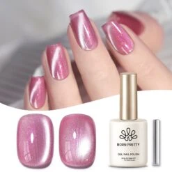 Pink Crystal Cat Magnetic Gel Polish MY245 Midnight Rose 15ml
