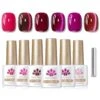 6 Colors Mixed Gel Polish Set Cat Magnetic Gel S25 Cyber Sweetheart 7ml