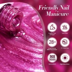 6 Colors Mixed Gel Polish Set Cat Magnetic Gel S25 Cyber Sweetheart 7ml -Born Pretty Salon 61272 ZI 4