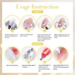 Gold Cat Magnetic Gel Polish MY271 Golden Ribbon 15ml -Born Pretty Salon 61273 ZI 5