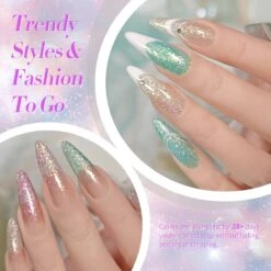 6 Colors Reflective Glitter Gel Polish Set T15 Crush Starlight 7ml -Born Pretty Salon 61274 ZI 3