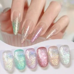 Reflective Glitter Gel Polish Crush Starlight 10ml -Born Pretty Salon 61278 ZHUA 1