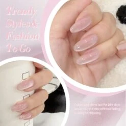 Pink Moonlight Cat Magnetic Gel Polish MY273 Soft Lace 15ml -Born Pretty Salon 61281 ZI 3