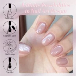 Pink Moonlight Cat Magnetic Gel Polish MY273 Soft Lace 15ml -Born Pretty Salon 61281 ZI 5