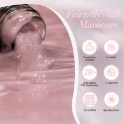 Pink Moonlight Cat Magnetic Gel Polish MY273 Soft Lace 15ml -Born Pretty Salon 61281 ZI 6