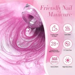 Pink Crystal Cat Magnetic Gel Polish MY274 Love Letter 15ml -Born Pretty Salon 61282 ZI 4