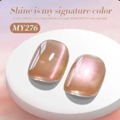Brown Glass Cat Magnetic Gel Polish MY276 Light Vei 15ml 9 Brown Glass Cat Magnetic Gel Polish MY276 Light Vei 15ml -Born Pretty Salon 61284 ZI 1