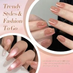 Brown Glass Cat Magnetic Gel Polish MY276 Light Vei 15ml 8 Brown Glass Cat Magnetic Gel Polish MY276 Light Vei 15ml -Born Pretty Salon 61284 ZI 3