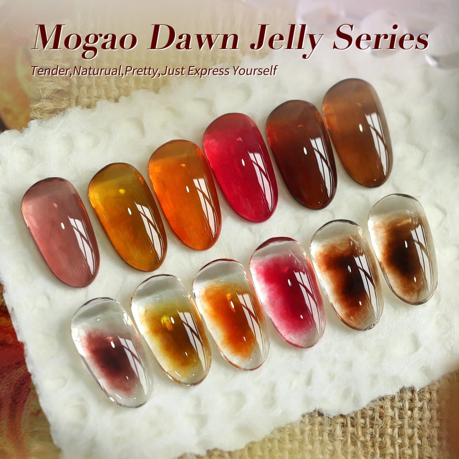6 Colors Jelly Gel Polish Set J07 Mogao Dawn 7ml 6 6 Colors Jelly Gel Polish Set J07 Mogao Dawn 7ml - Image 6