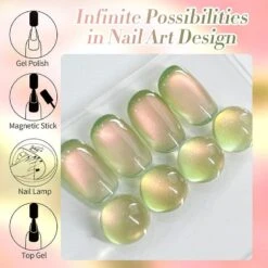 Green Colored Cat Magnetic Gel Polish MY278 Guava 10ml -Born Pretty Salon 61352 ZI 5