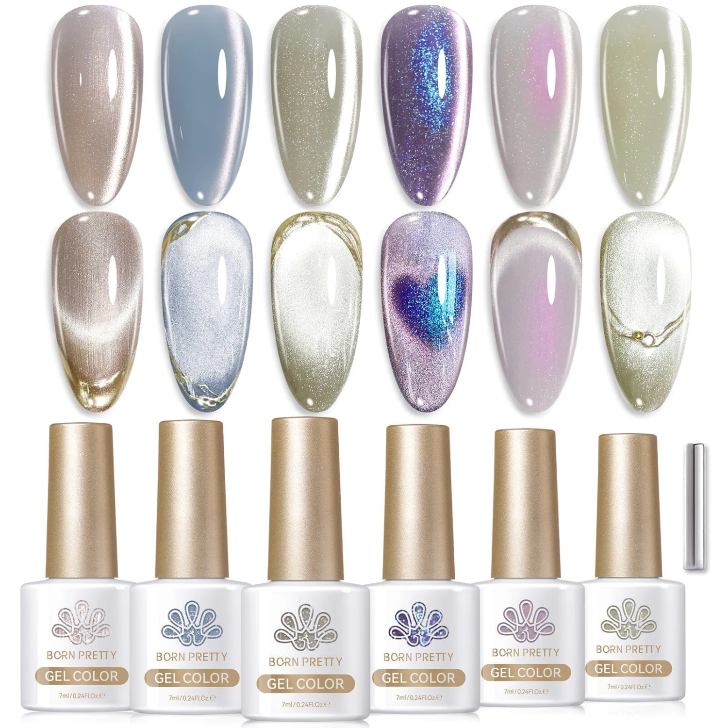 6 Colors Grey Cat Magnetic Gel Polish Set M44 Celestial Vault 7ml 1 6 Colors Grey Cat Magnetic Gel Polish Set M44 Celestial Vault 7ml