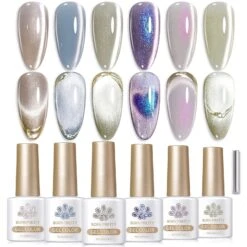 [US ONLY] 6 Colors Grey Cat Magnetic Gel Set M44 Celestial Vault 7ml