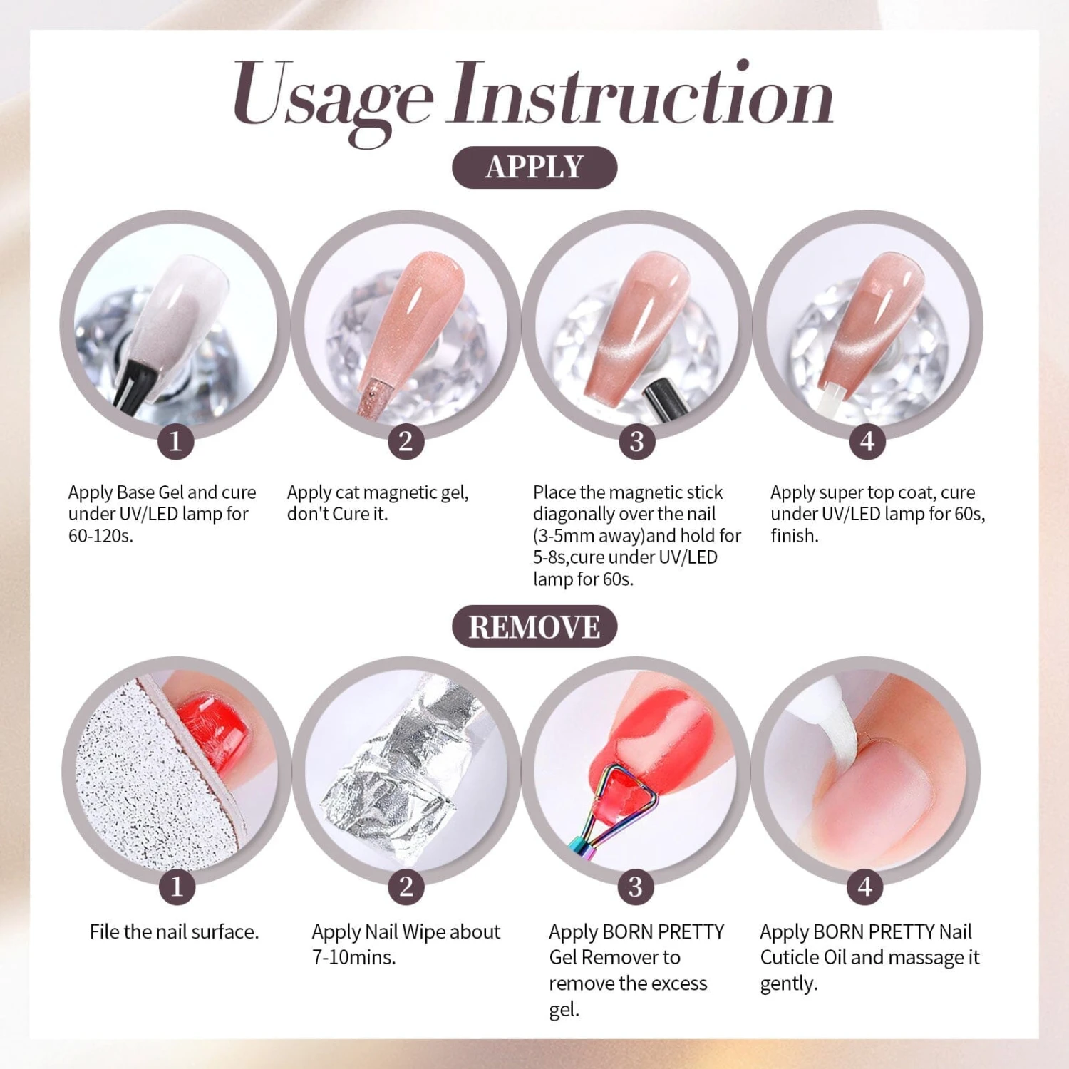 6 Colors Grey Cat Magnetic Gel Polish Set M44 Celestial Vault 7ml 6 6 Colors Grey Cat Magnetic Gel Polish Set M44 Celestial Vault 7ml - Image 6