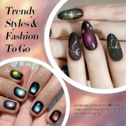 6 Colors Colored Cat Magnetic Gel Polish Set M45 Orange Star 7ml 9 6 Colors Colored Cat Magnetic Gel Polish Set M45 Orange Star 7ml -Born Pretty Salon 61357 ZI 4