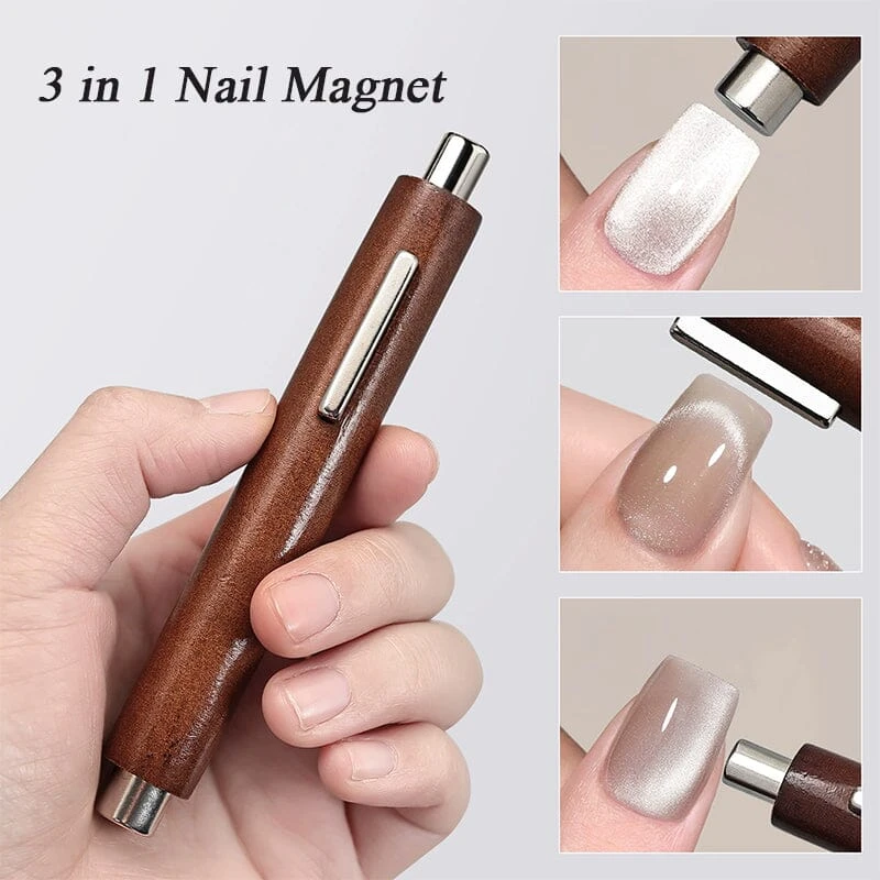 No Brand Brown Handle 3 In 1 Cylindrical Magnetic Stick 4 No Brand Brown Handle 3 In 1 Cylindrical Magnetic Stick - Image 4