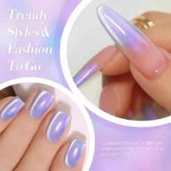 Purple Aurora Cat Magnetic Gel Polish MY294 Fairy Purple 15ml 8 Purple Aurora Cat Magnetic Gel Polish MY294 Fairy Purple 15ml -Born Pretty Salon 61374 ZI 3