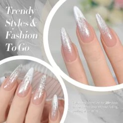 Silver Reflective Glitter Gel Polish SZ19 Neptune 15ml -Born Pretty Salon 61375 ZI 3