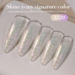 Purple Reflective Glitter Gel Polish SZ20 Fig 15ml 10 Purple Reflective Glitter Gel Polish SZ20 Fig 15ml -Born Pretty Salon 61376 ZI 1