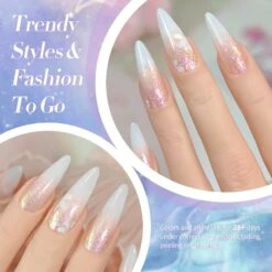 Purple Reflective Glitter Gel Polish SZ20 Fig 15ml 8 Purple Reflective Glitter Gel Polish SZ20 Fig 15ml -Born Pretty Salon 61376 ZI 3