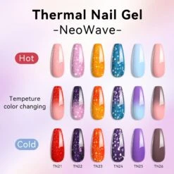 6 Colors Temperature-changing Gel Polish Set T16 NeoWave 7ml -Born Pretty Salon 61384 ZI 1