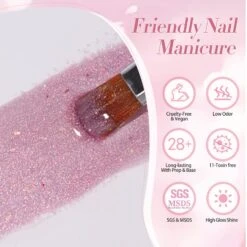 Pink Temperature-changing Cat Magnetic Gel Polish MY295 Empty Dream 15ml -Born Pretty Salon 61386 ZI 4