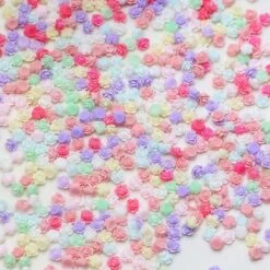 No Brand 100pcs Mix Colorful Mini Resin Flowers 3D Nail Decoration -Born Pretty Salon 61398 ZHU 8