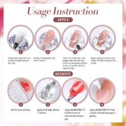 Yellow Colored Cat Magnetic Gel Polish MY296 Passion Fruit 15ml -Born Pretty Salon 61429 ZI 5