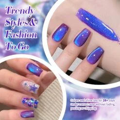 Blue Colored Cat Magnetic Gel Polish MY297 Blueberry 15ml -Born Pretty Salon 61493 ZI 3