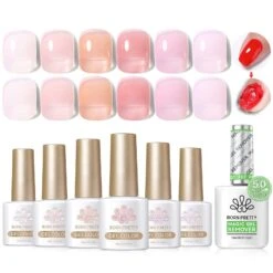 7 Bottles Set Jelly Gel With Magic Gel Remover #41