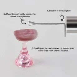 Y-shaped Magnetic Stick Multi-function Heart-shaped Tool -Born Pretty Salon 61595 ZI 5