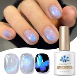 Aurora Cat Magnetic Gel Polish MY304 Blue Tears 10ml