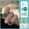 2 Bottles Gel Polish Set #01 Cat Magnetic Gel & Glitter Gel 10ml