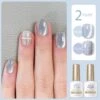 2 Bottles Gel Polish Set #11 Cat Magnetic Gel & Glitter Gel 10ml