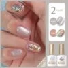 2 Bottles Gel Polish Set #07 Cat Magnetic Gel & Glitter Gel 10ml