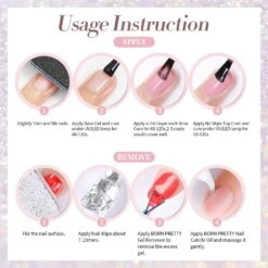 Aurora Gel Polish JG23 Dream Pink 15ml -Born Pretty Salon 61691 ZI 7