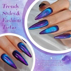 Auroras Cat Magnetic Gel Polish MY311 Night Purple 15ml -Born Pretty Salon 61692 ZI 3
