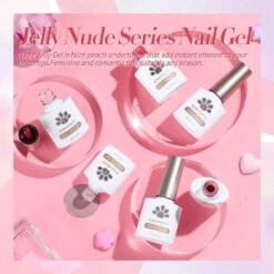 6 Colors Jelly Gel Polish Set Rose Jelly 7ml -Born Pretty Salon 6 cecf4318 034e 4a8f 9bfa b0e7cd1bfe80