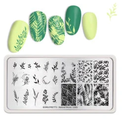 BORN PRETTY Nail Stamping Plate Natural World-L003