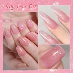 Milky White Glitter Jelly Nude Gel Polish JN60 10ml -Born Pretty Salon A Zhu11 824a7d5c 0d04 4ba3 9020 f4dc795a1649
