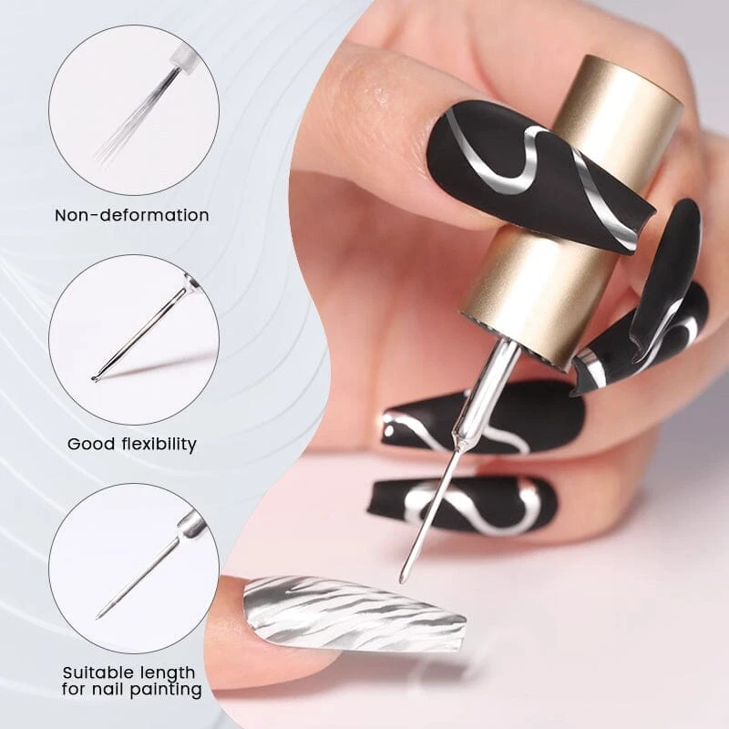 Black Liner Paint Gel LP02 10ml 2 Black Liner Paint Gel LP02 10ml - Image 2