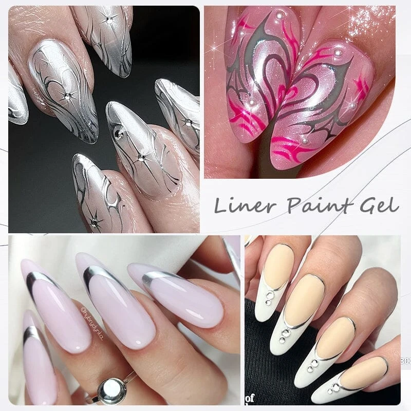 Black Liner Paint Gel LP02 10ml 4 Black Liner Paint Gel LP02 10ml - Image 4