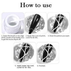 Black Liner Paint Gel LP02 10ml 9 Black Liner Paint Gel LP02 10ml -Born Pretty Salon A Zhu9 0017cdb4 0ba0 447a 8c59 2f38ccf10e9b