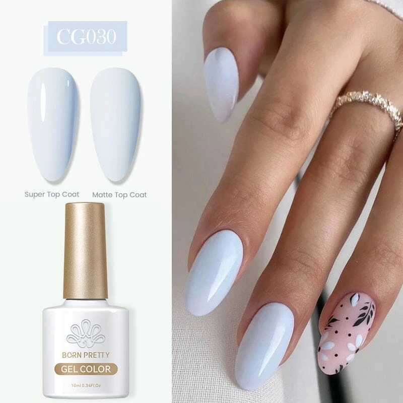 Light Blue Gel Polish CG030 10ml 2 Light Blue Gel Polish CG030 10ml - Image 2