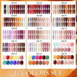 12 Colors Macaron Nude Colors Gel Polish Set #12 10ml -Born Pretty Salon A zhu10 900d7b20 a7a8 402b bab4 b4be64b25c55