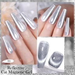 8 Colors Reflective Cat Magnetic Gel Polish Set 10ml -Born Pretty Salon A zhu13